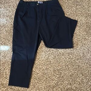 Northcrest Black Straight Leg Pants Casual Wear